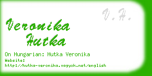 veronika hutka business card